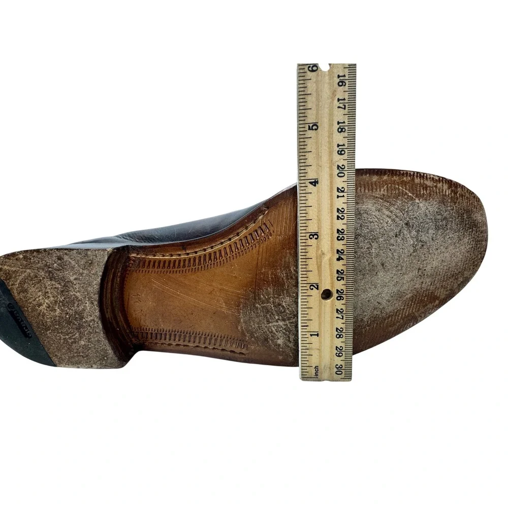 Gravati Loafers Mens 11 N Brown Penny Loafer Leather Hand Made Italy 16474 Dress